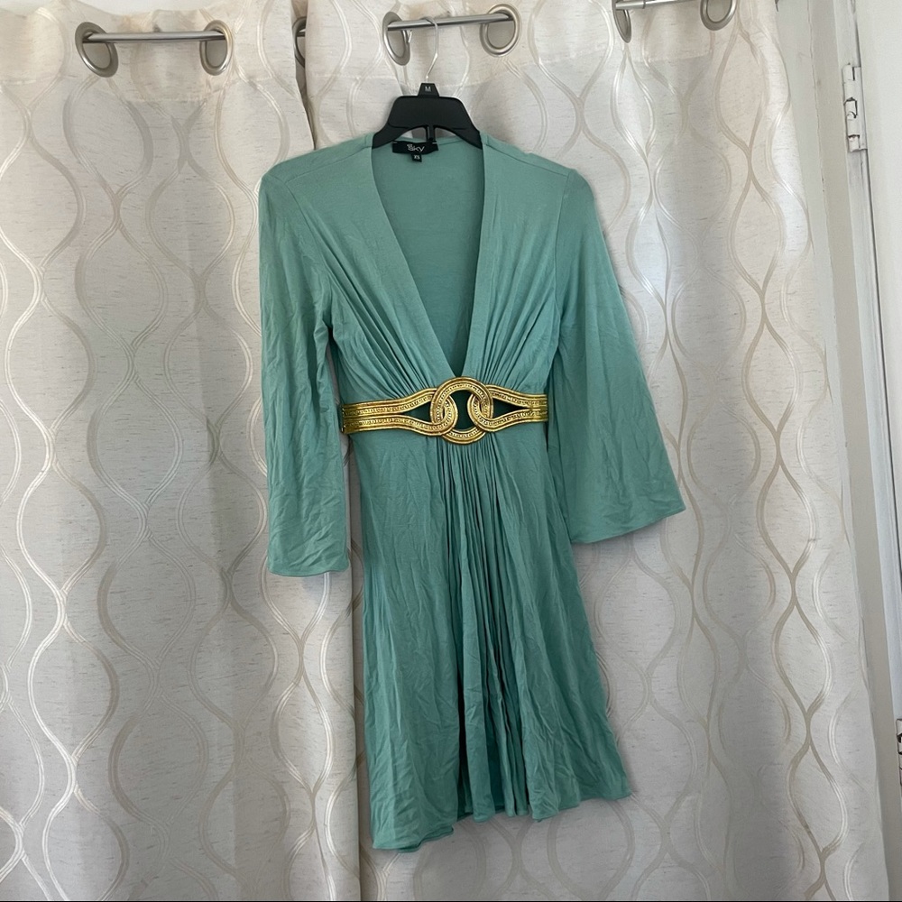 Midi Silk Sky Dress XS Blue